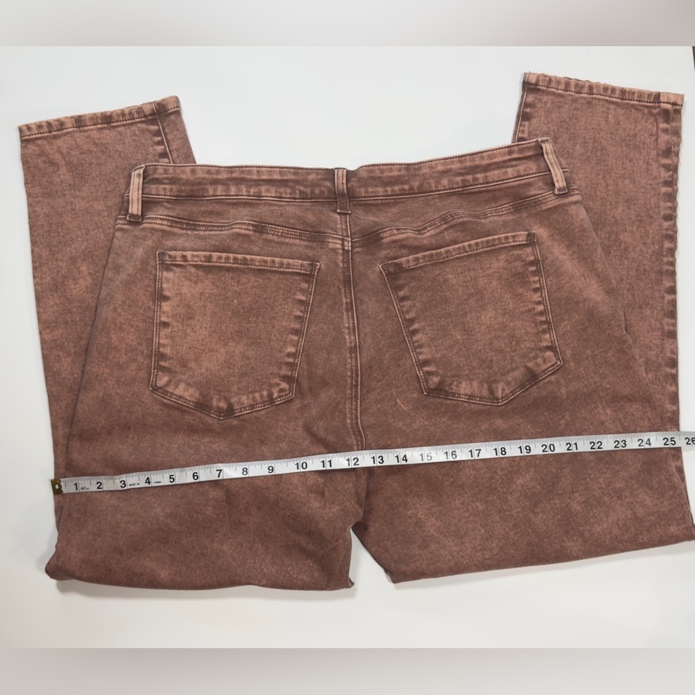 Kut from the Kloth Women's Brown Straight Leg Jeans 💞 - Picture 4 of 16